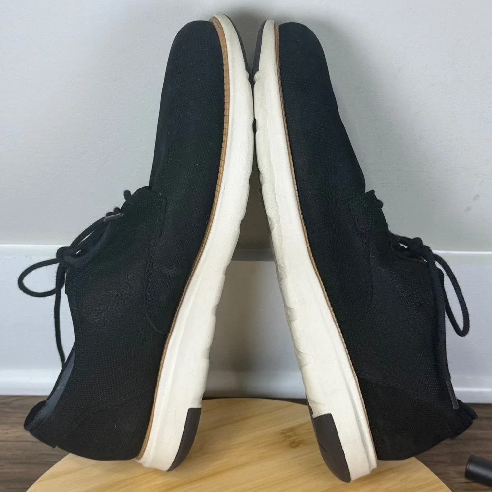 Cole Haan Grand 360 Oxford Men's 13 Black Perforated Nubuck Sneaker Hybrid Light